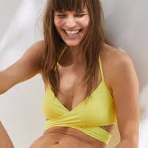 Aerie Halter Wrap Bikini Top